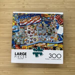Buffalo Games Road Trip 300 Pieces Puzzle Complete Large Pieces